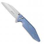 Blue Wharncliffe Pocket Knife