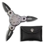 Gray Foldable Throwing Star