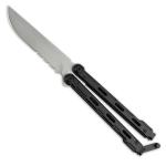 Modern Serrated Butterfly Knife