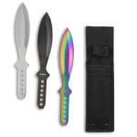Multicolor Broadhead Throwing Knife Set