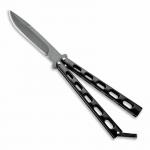 Professional Black Vented Balisong
