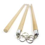 Rattan Three-Section Staff