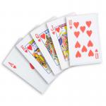 Royal Flush Throwing Cards