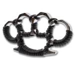 Silver Cord Wrapped Knuckles