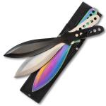 XL Multicolored Throwing Knives
