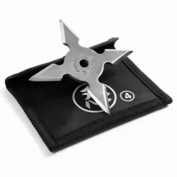 4-Point Silver Ninja Star