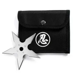 5-Point Silver Ninja Star