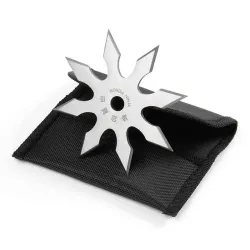 8-Point Silver Ninja Star