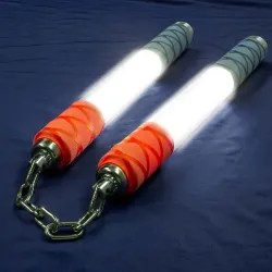 American LED Nunchaku - Light-Up Chucks - Patriotic Nunchucks | KOMBATIV