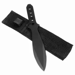 Black Broadhead Throwing Knife