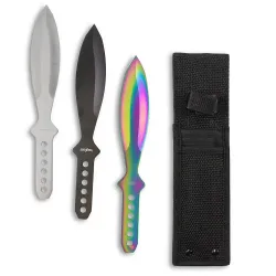 Multicolor Broadhead Throwing Knife Set