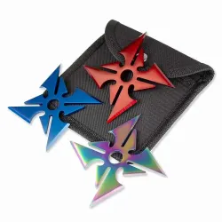 Multicolor Squared Shuriken Set