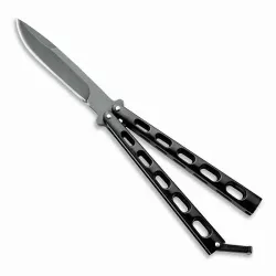 Professional Black Vented Balisong