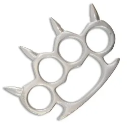 Silver Spiked Knuckles