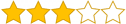 3 star review