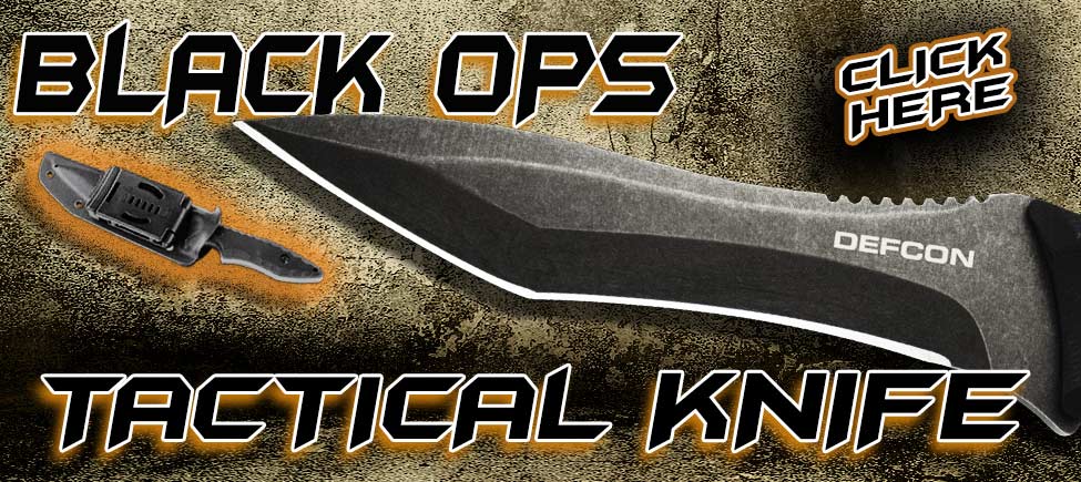 Take the Black Ops Tactical Knife with you on the Next Mission!