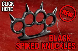 The Black Spiked Knuckles Give YOU The Upper Hand!