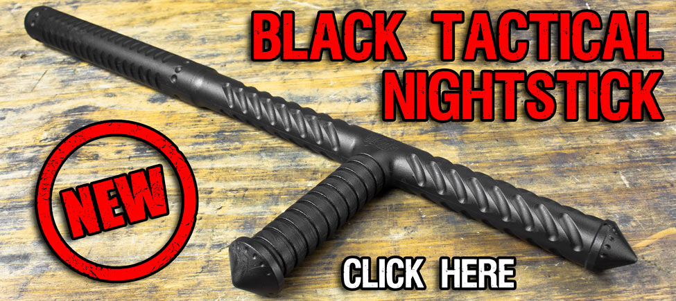 The Black Tactical Nightstick is Tough to Beat!