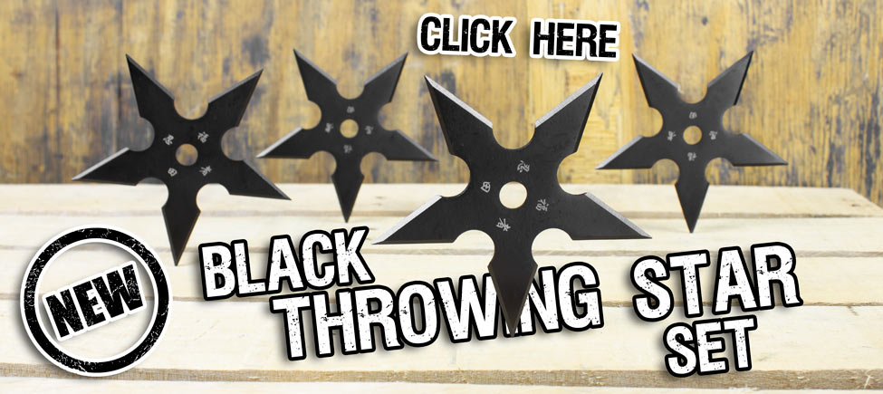 The Black Throwing Star Set Really Shreds!