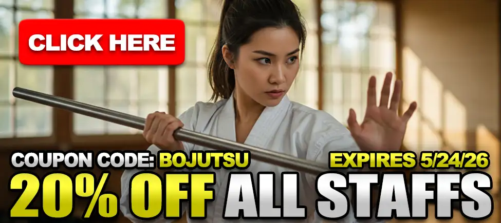 20% Off All Staffs!