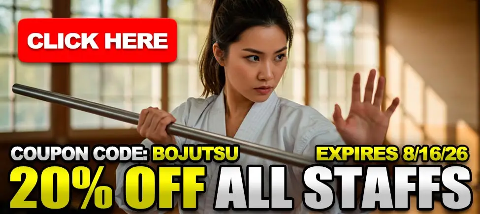 20% off all staffs