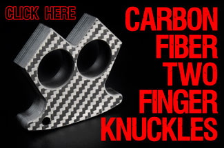 Sharpen Your Jabs With The Indestructible Carbon Fiber Two Finger Knuckles!