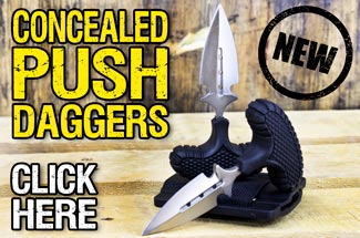 These Concealed Push Daggers Are Perfect For Close Combat Self-Defense!