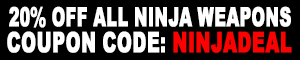 12 Days of Deals - 20% Off Ninja Weapons