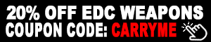 20% Off All Everyday Carry Weapons