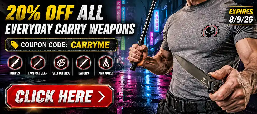 20% Off All Everyday Carry Weapons