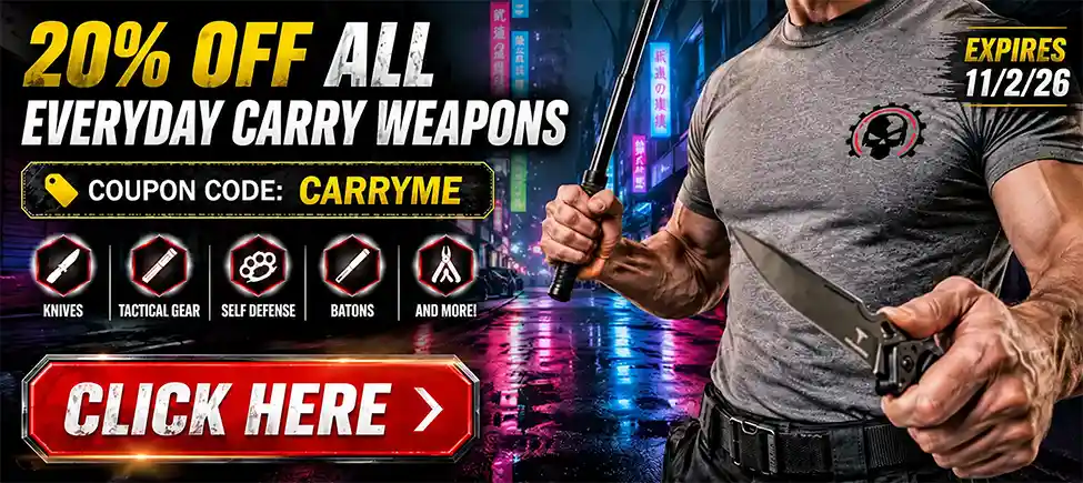 20% Off All Everyday Carry Weapons!