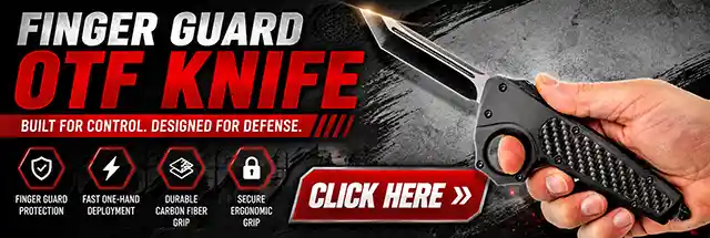 New Finger Guard OTF Knife