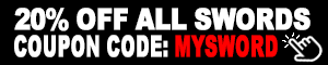 20% Off All Swords!
