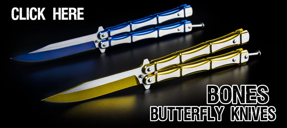 Make No Bones About Flipping These Bones Butterfly Knives!