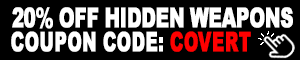 20% Off All Hidden Weapons!