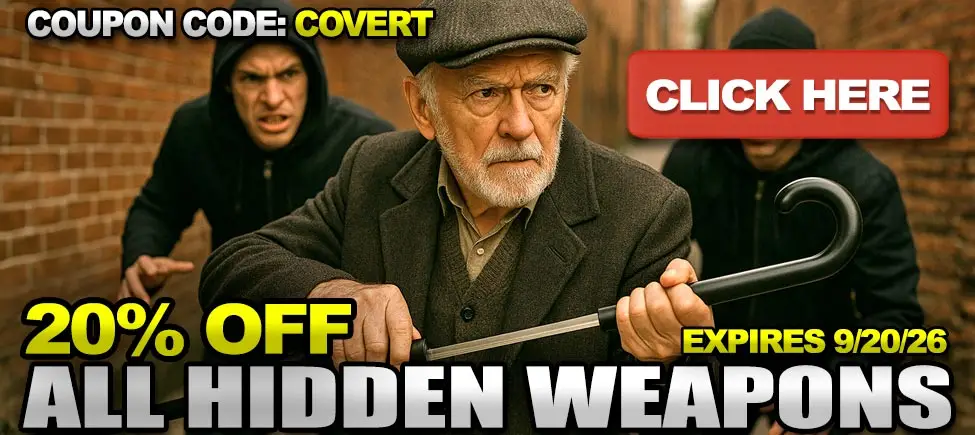 20% off hidden weapons