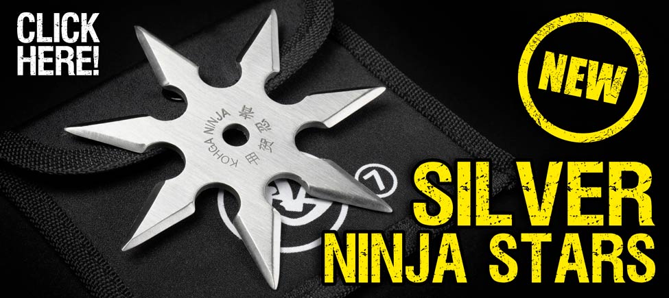 Complete Your Collection of Silver Ninja Stars!