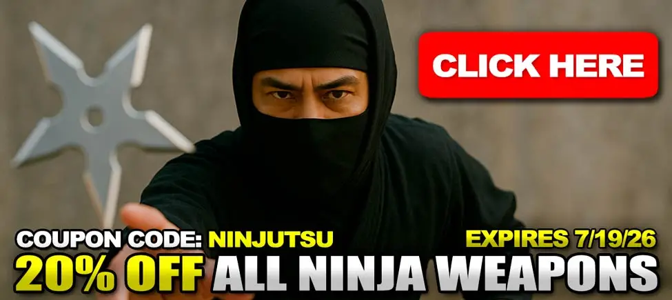 20% off all ninja weapons