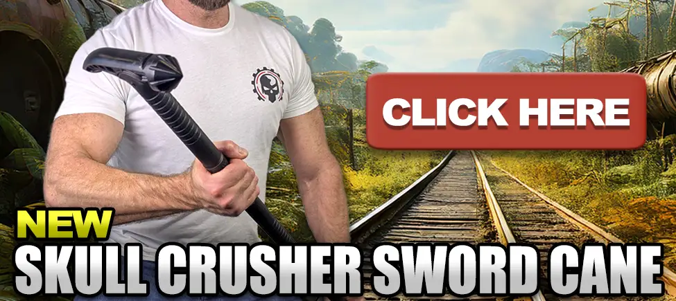 New Skull Crusher Sword Cane
