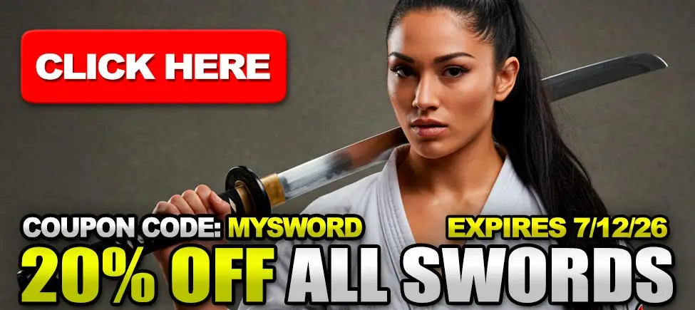 20% off all swords!
