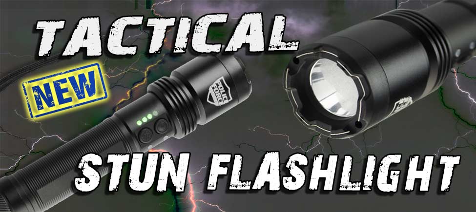 Stay Safe at Night with the Tactical Stun Flashlight!