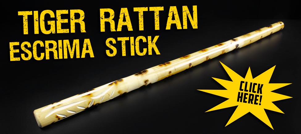 Fight Like a Beast with the Tiger Rattan Escrima Stick!