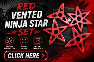 New Red Vented Ninja Stars