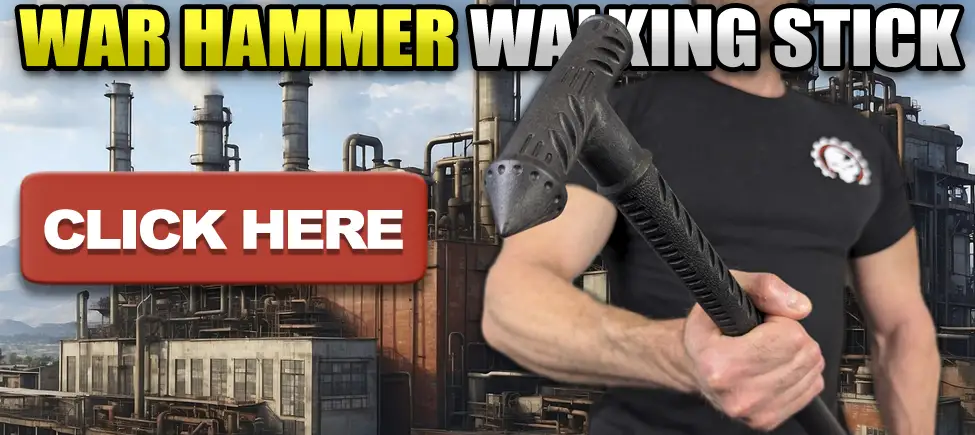 War Hammer Walking Stick