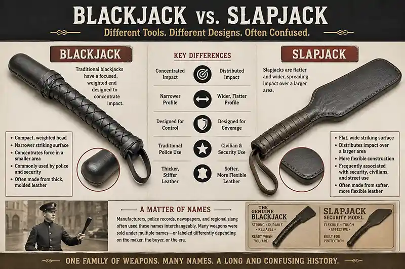 Difference between a slapjack and a blackjack