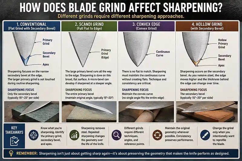 Blade Grind Sharpening Guide