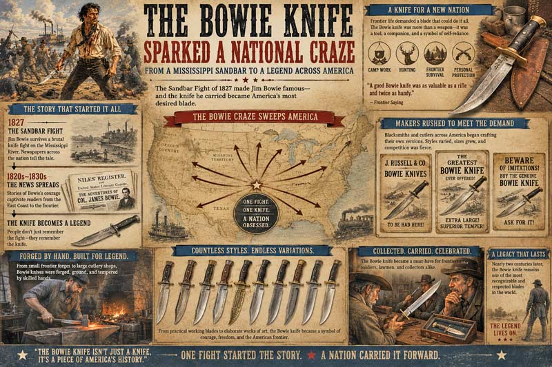 The rise of the Bowie knife