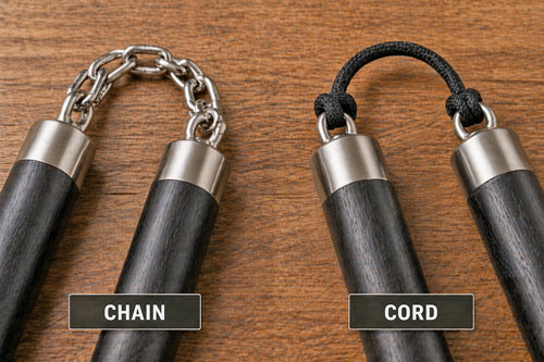 Chain vs cord nunchaku comparison