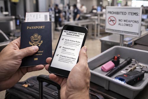 Checking regulations at airport security checkpoint