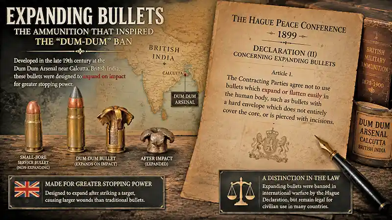 Expanding bullets and the 1899 Hague Convention ban